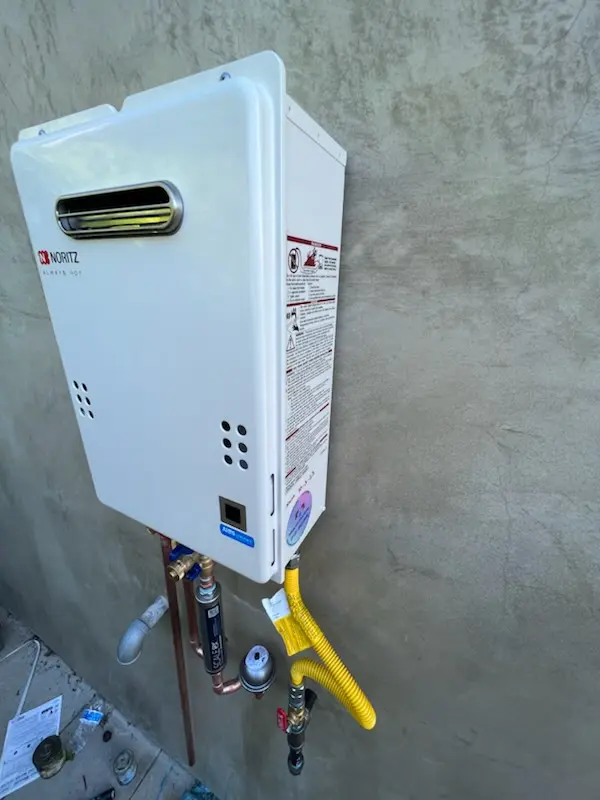 Tankless water heater installation for Port of Long Beach homes